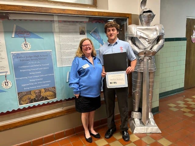 Matthew Kimbrell, Noel Soccer Foundation scholarship recipient